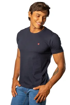CAMISETA LAPIDARIO BASICA ELITE AZUL MARINHO P