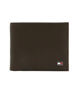 CARTEIRA TOMMY HILFIGER ETON MINI CC WALLET CAFÉ U