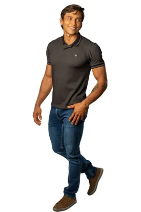 POLO LAPIDARIO MAQUINATAD PRETA M