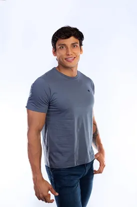 CAMISETA MASCULINA BASICA MIX MC CHUMBO P