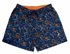 SHORT LAPIDARIO DE BANHO ESTAMPADO LARANJA M