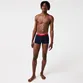 CUECA LACOSTE BOXER CURTO COS 3 CORES KIT C/ 3