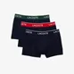 CUECA LACOSTE BOXER CURTO COS 3 CORES KIT C/ 3