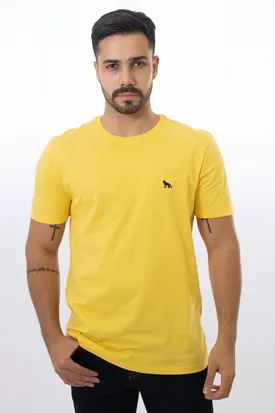 CAMISETA ACOSTAMENTO MASCULINA MC AMARELO P