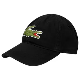 BONE LACOSTE LOGOMARCA GRANDE PRETA U