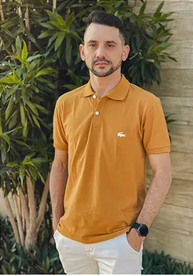 POLO LACOSTE BASICA PIQUET MOSTARDA 6