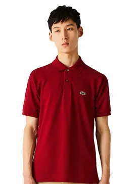 POLO LACOSTE BASICA PIQUET VINHO 3