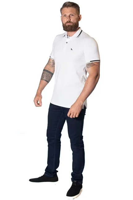 POLO ACOSTAMENTO MASCULINA MANGA CURTA