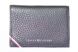 CARTEIRA TOMMY HILFIGER DOWNTOWN TEXTURA PRETA U