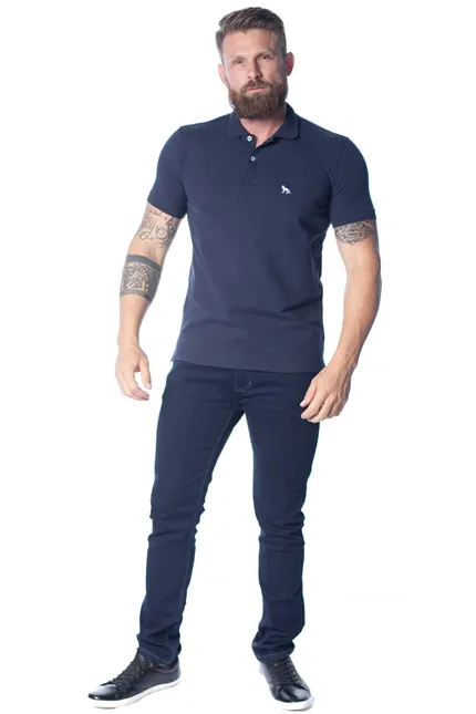 POLO ACOSTAMENTO MASCULINA CASUAL MC