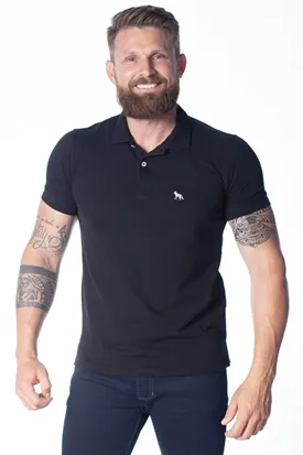 POLO ACOSTAMENTO MASCULINA CASUAL MC LARANJA G