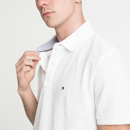 POLO TOMMY HILFIGER MASCULINA CUSTOM FIT COUPE SUR MESURE