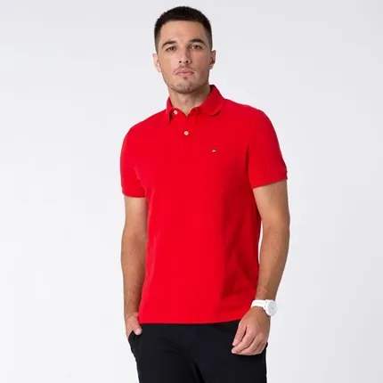 POLO TOMMY HILFIGER MASCULINA CUSTOM FIT COUPE SUR MESURE