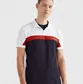 POLO TOMMY HILFIGER MASCULINA COLORBLOCK LOGO