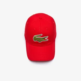 BONE LACOSTE CROCODILO GRANDE VERMELHO U