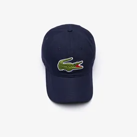 BONE LACOSTE CROCODILO GRANDE AZUL MARINHO U