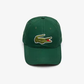BONE LACOSTE CROCODILO GRANDE VERDE FOLHA U