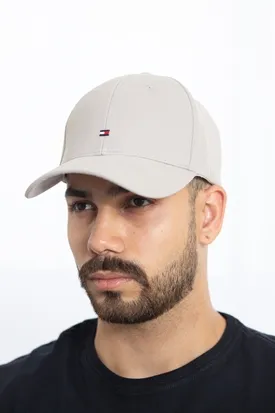 BONE TOMMY HILFIGER BASICO CLASSICO CINZA U