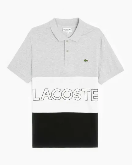 POLO LACOSTE  LISTRAS COSTURADAS