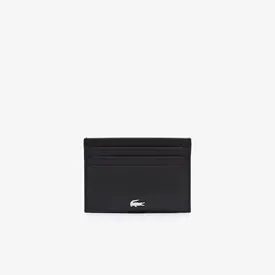 PORTA CARTAO LACOSTE FG DE COURO PRETA U