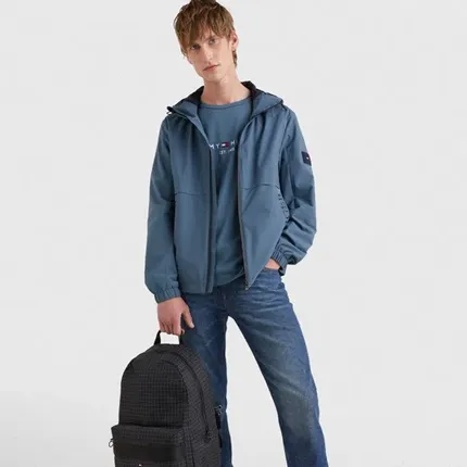 JAQUETA TOMMY HILFIGER MASCULINA RIPSTOP IMPERMEAVEL