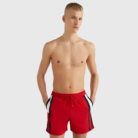 SHORT TOMMY HILFIGER MASCULINO FAIXA LATERAL VERMELHO M