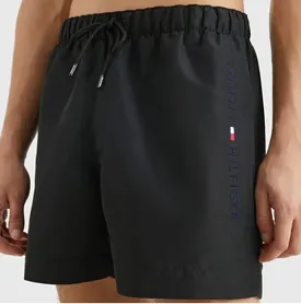 SHORT TOMMY HILFIGER MASCULINO BORDADO LATERAL PRETA M