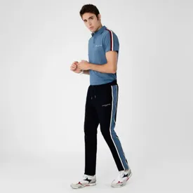 CALCA TOMMY HILFIGER MOLETOM LISTRAS LATERAIS AZUL MARINHO M