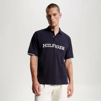 POLO TOMMY HILFIGER STRUCH ARCHIVE BORDADO ALTO RELEVO
