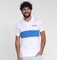 POLO LACOSTE MASCULINA DETALHE COR