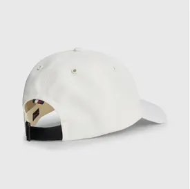 BONE TOMMY HILFIGER BORDADO ALTO RELEVO OFF WHITE U