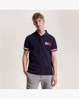 POLO TH MASC NEW YORK FLAG AZUL MARINHO P