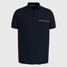 POLO TH MASC REGULAR FIT SMALL CHEST AZUL MARINHO P