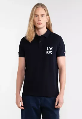POLO TH MASC REGULAR BADGE ON CHEST AZUL MARINHO M