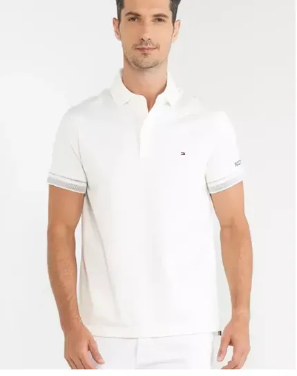 POLO TH MASC TEXTURED DETALHE MANGA