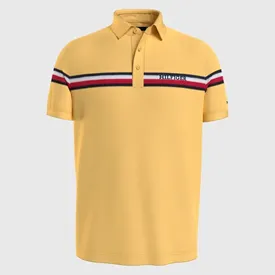 POLO TH REGULAR TIPPED PLACE AMARELO M