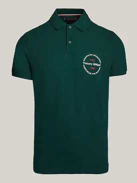 POLO TH HILFIGER ROUNDLE REGULAR SILK VERDE P
