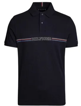POLO TH STRIPE CHEST REGULAR BRANCO M