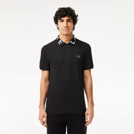 POLO LACOSTE CORE ACTIVE DETALHE GOLA