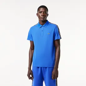 POLO LACOSTE TAPE OMBRO AZUL 6