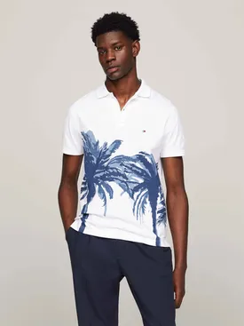 POLO TH PALM PLACEMENT PRINT REGULAR BRANCO G
