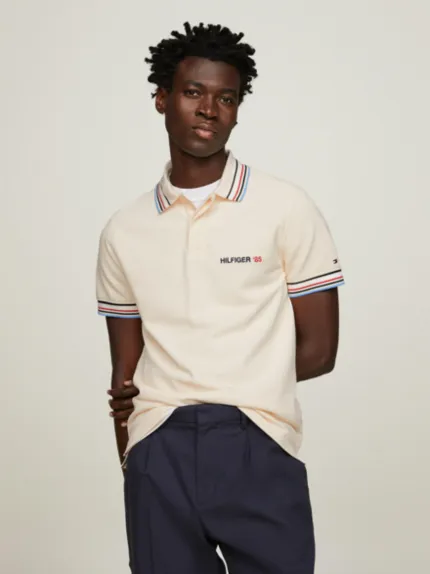 POLO TH CONTRAST GLOBAL STRIPE REGULAR