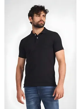 POLO ACT MASC CASUAL LINHA + PRETA G1