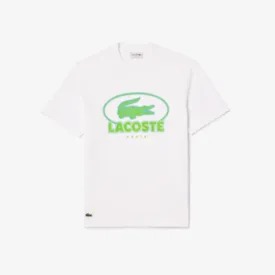 CAMISETA LACOSTE MASC MALHA ENCORPADA BRANCO 4
