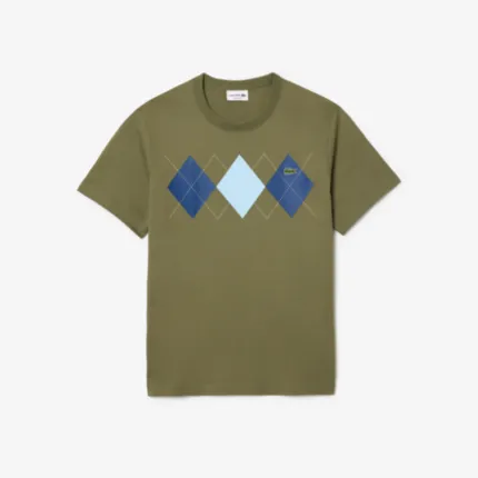 CAMISETA LACOSTE MASC MALHA ENCORPADA