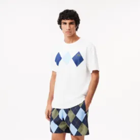 CAMISETA LACOSTE MASC MALHA ENCORPADA  BRANCO 4