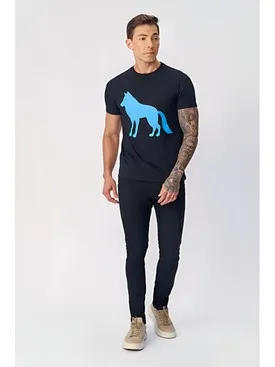 CAMISETA ACT CASUAL MASC MC PRETA M