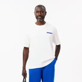 CAMISETA LACOSTE MASC MALHA ENCORPADA BRANCO 4