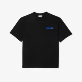 CAMISETA LACOSTE MASC MALHA ENCORPADA PRETA 4