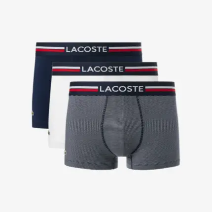 CUECA TRUNK EM ALGODÃO COM ELASTANO LACOSTE